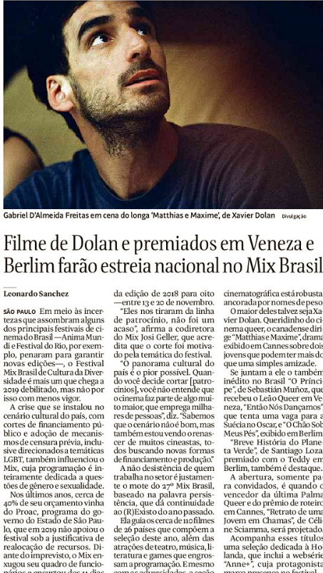 (Folha de S. Paulo - São Paulo/SP - 29/10/2019 - Jornal)