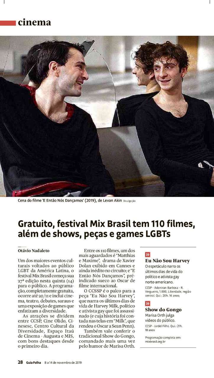 (Folha de S. Paulo - São Paulo/SP - 08/11/2019 - Jornal)